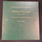 1878-1891 Morgan Dollar Album - Volume 1 - Empty