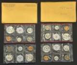 (2) 1959 US Uncirculated Mint Sets - P & D Coins