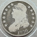 1826 United States Capped Bust Half Dollar