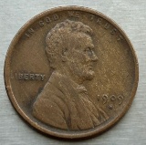 1909-S Lincoln Wheat Cent - Scarce Date