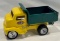 TONKA YELLOW & GREEN DUMP TRUCK - REPAINTED