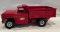 STRUCTO RED DUMP TRUCK - 13.5 INCHES