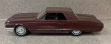 1965 FORD THUNDERBIRD PLASTIC SHOWROOM CAR