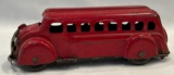 WYANDOTTE PRESSED STEEL BUS - 6 1/2 INCHES LONG