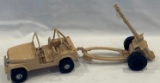 PROCESSED PLASTIC CO. - ARMY JEEP AND ARTILLARY CANNON