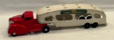 MARX DELUXE AUTO TRANSPORT TRUCK AND TRAILER