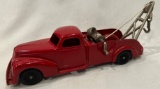 HUBLEY KIDDIE TOY #474 RED WRECKER TOY TRUCK