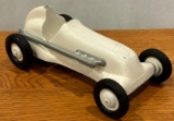 THIMBLE DROME SPECIAL -- WHITE RACE CAR - 9 INCHES LONG