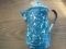 9 1/2 INCH TALL EMAMELED COFFEE POT-