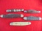 (5) OLD POCKET KNIVES--ONE IS 