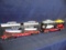 OLD LIONEL TRAIN RR CARS-ONE WITH BOATS ONE WITH CARS-QUITE NICE-2 TIMES MONEY