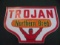 OLD TROJAN NORTHERN BRED SEED CORN ADVERTISING STICKER