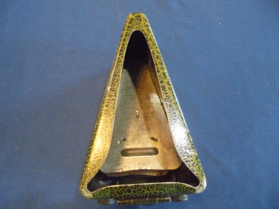 ODD OLD NAPKIN HOLDER FROM A CAFE-TRIANGLE DECO LOOK