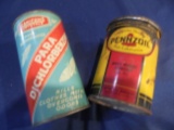 TWO OLD ADVERTISING TINS 