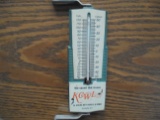 OLD SALES SAMPLE OF A WINDOW THERMOMETER 