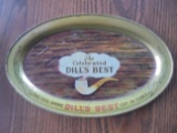OLD OVAL METAL ADVERTISING TRAY 