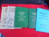 (5) OLD POCKET NOTE BOOKS FROM COMM. CO IN THE SIOUX CITY STOCK YARDS