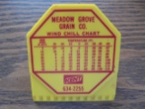 OLD HARD PLASTIC PAPER CLIP W/ ADVERTISING 