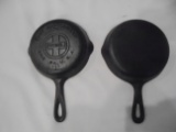 (2) NUMBER 3 FRY PANS ONE WAGNER AND ONE IS GRISWOLD