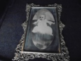 ORNATE ANTIQUE BRASS PLATED PICTURE FRAME-LARGE SIZE-STUNNING