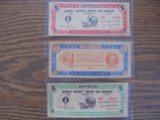 (3) 1938 WOODEN NICKELS FROM CINCINNATI OHIO