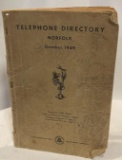 1949 NORFOLK TELEPHONE DIRECTORY - GREAT ADS INSIDE
