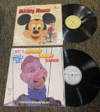 WALT DISNEY MICKEY MOUSE & HOWDY DOODY TIME - RECORDS
