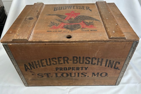 Anheuser-Busch Inc. "Budweiser" Centennial Wood Box