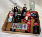 Various Coca-Cola Collectible Bottles