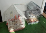 Two Small Bird Cages