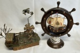 Ship Wheel Tv Light & Music Light