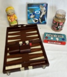 Vintage Game Set - Poker Chips - And More