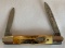 Case XX - 2 Blade Pocket Knife - Dwight Eisenhower on Blade