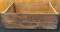 OMAHA TANNING CO. WOODEN SHIPPING BOX