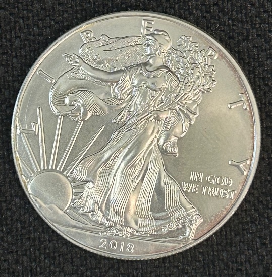 2018 American Silver Eagle - 1 Oz. of Fine Silver