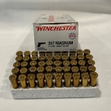 Full Box of Winchester .357 Mag - 110 Gr. Jacketed HP