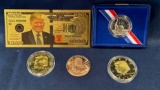 Lot of Trump Commemoratives and More