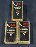 (3) Boxes of CCI 22 WMR