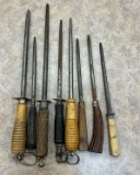 (8) Vintage Sharpening Steels