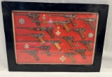 Framed Picture of German Lugers