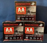 (3) Winchester AA Tracker 12ga