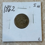 1862 United States Indian Head Cent