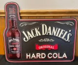 JACK DANIEL'S HARD COLA ADVERTISING SIGN