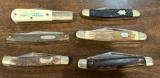 Lot of (6) Pocket Knives