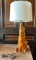 UNUSUAL DRIFT WOOD TABLE TOP LAMP