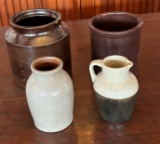 LOT OF (4) NEWER STONEWARE PIECES