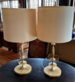 (2) FANCY TABLE TOP LAMPS