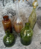 GROUP OF (5) DECORATIVE VASES