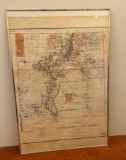 TERRITORY OF NEW MEXICO - FRAMED MAP