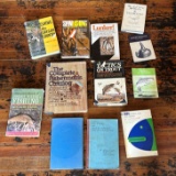 LOT OF VARIOUS FISHING BOOKS - SOME VINTAGE